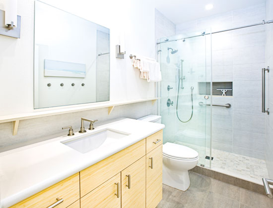 Use white vinegar and rubbing alcohol to clean stubborn water stains.
